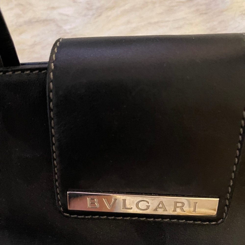Bvlgari Leather Black shoulder bag